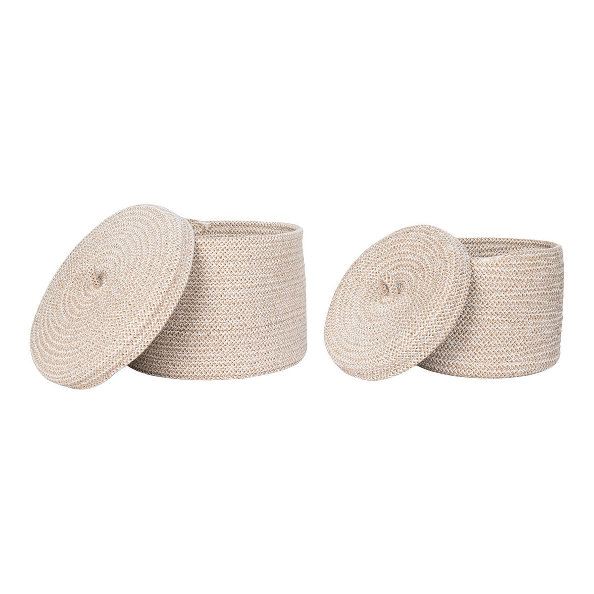 KORBSET - Beige, Basics, Textil