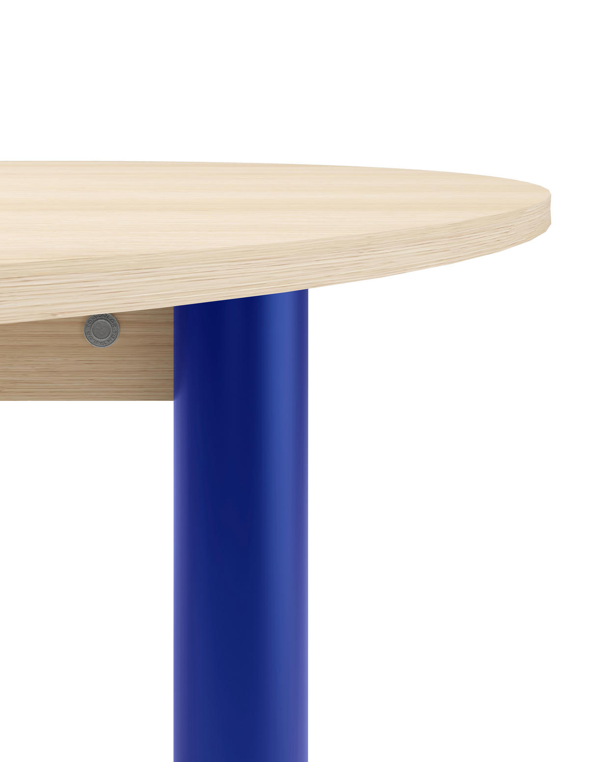 ESSTISCH in Metall, Holzwerkstoff 120/120/76 cm  - Blau/Hellbraun, Natur, Holzwerkstoff/Metall (120/120/76cm) - Tom Tailor