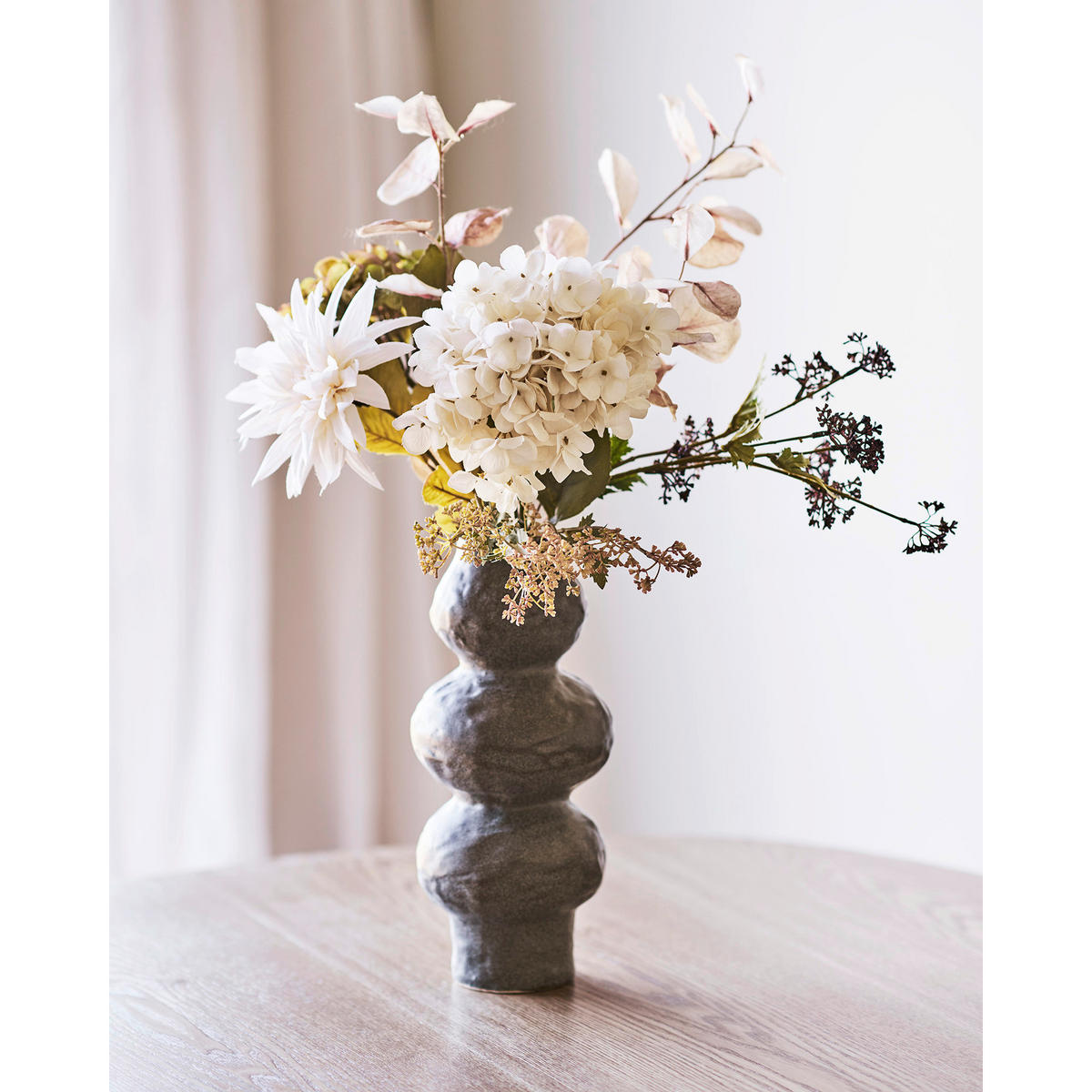 KUNSTBLUME - Multicolor/Creme, Basics, Kunststoff (30,5/67/25,5cm)