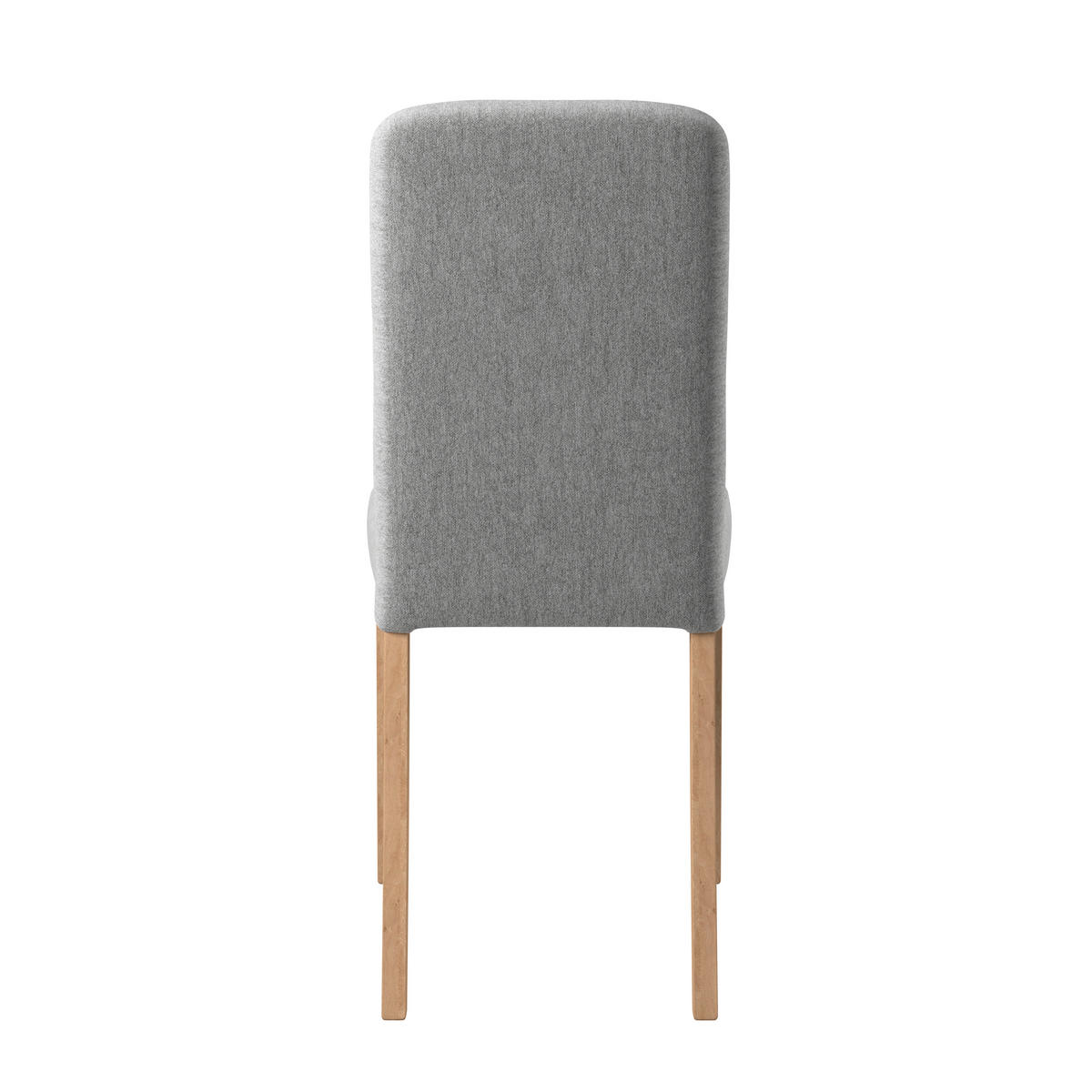 STUHL - Eichefarben/Hellgrau, KONVENTIONELL, Holz/Textil (43/91/58cm)