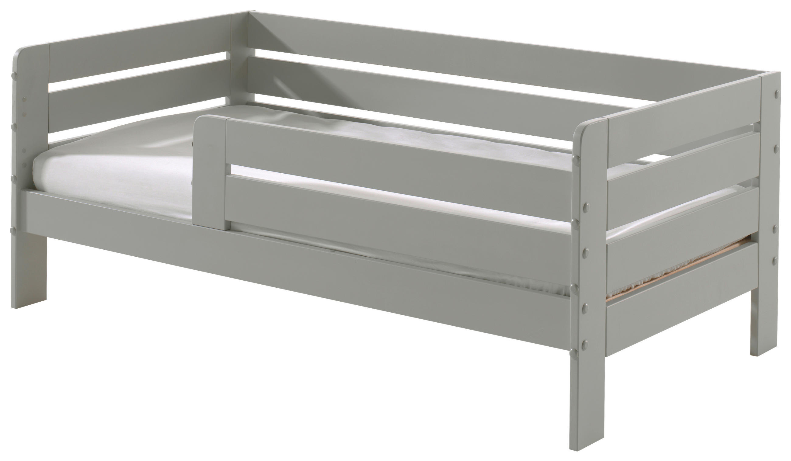 KINDER-/JUNIORBETT - Naturfarben/Grau, MODERN, Holz/Holzwerkstoff (70/140cm) - MID.YOU