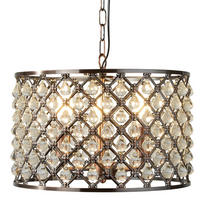 KRISTALNA VISEĆA SVJETILJKA  38/100 cm      Marquise  - bakrenaste boje, Lifestyle, staklo/metal (38/100cm)