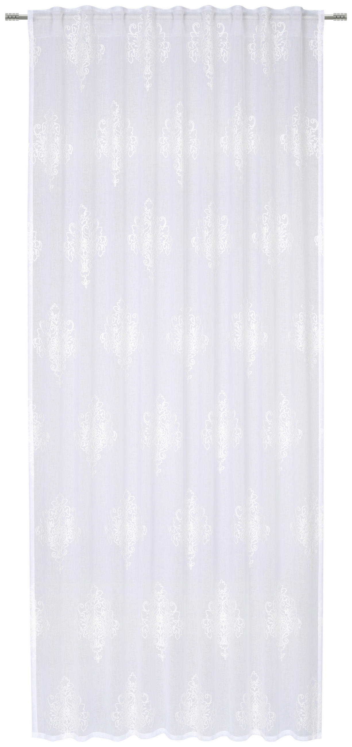 Draperie Confecționată transparent  - alb, Konventionell, textil (135/245cm) - Esposa