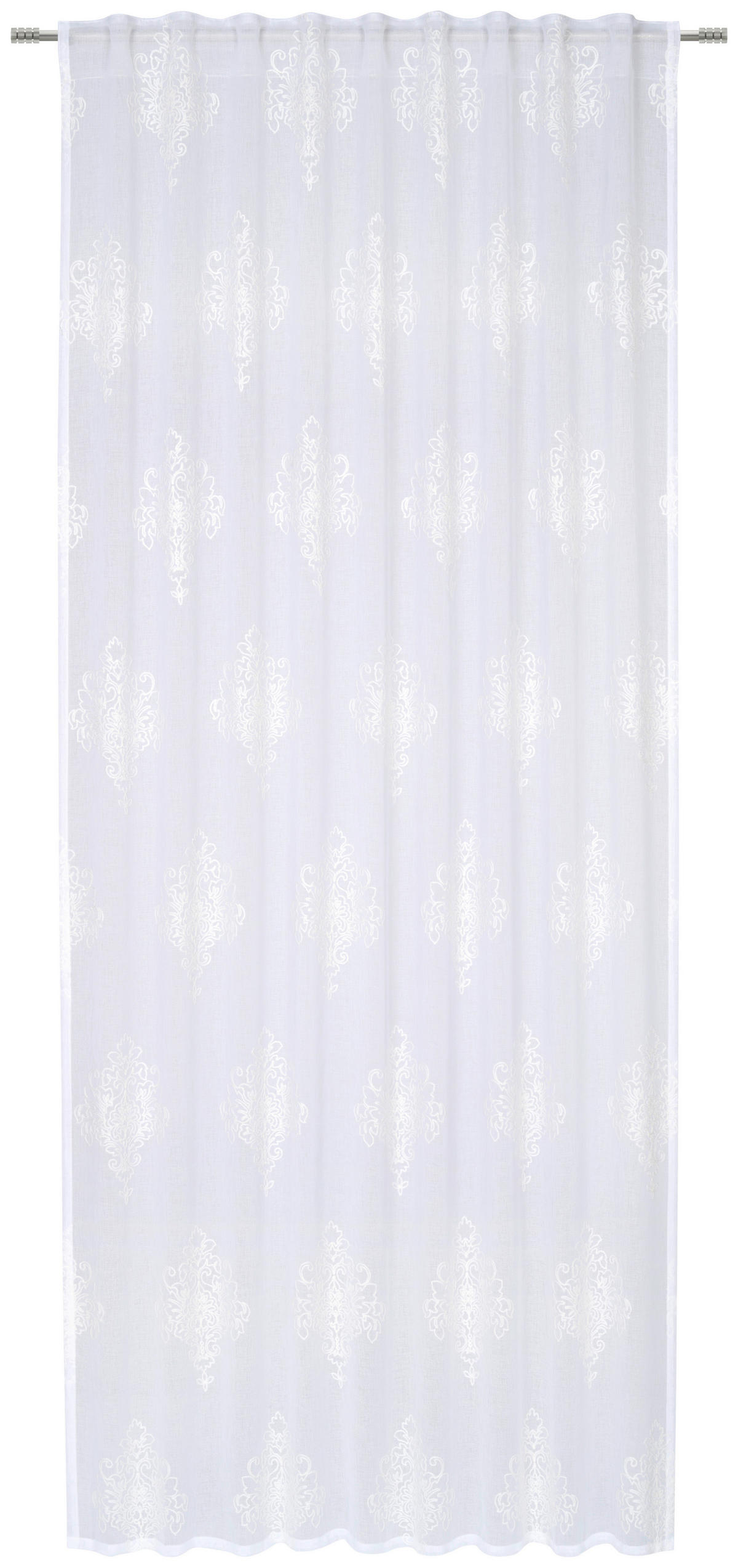 Draperie Confecționată transparent  - alb, Konventionell, textil (135/245cm) - Esposa