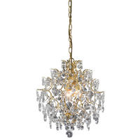 PENDELLEUCHTE 40/42/40 cm  - Transparent/Goldfarben, Basics (40/42/40cm) - Markslöjd