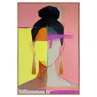 LEINWANDBILD Abstraktes, Frauen Multicolor  - Multicolor, Design, Holzwerkstoff (78/118cm) - Reinders!