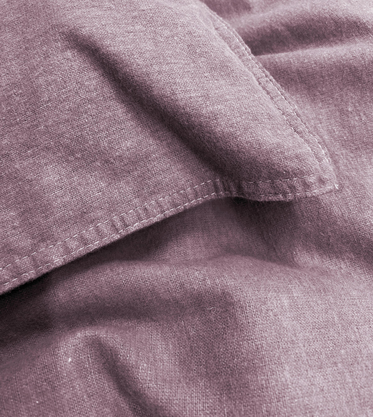 BETTWÄSCHE Flanell 155/220 cm  - Beere, Basics, Textil (155/220cm)