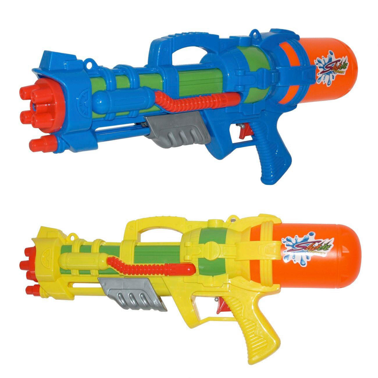 VODNA PIŠTOLA - modra/rumena, Basics, umetna masa (21,5/53/8,5cm)