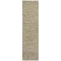 HANDWEBTEPPICH 60/230 cm MINERALS Grün, Creme  - Creme/Grün, KONVENTIONELL, Textil (60/230cm)