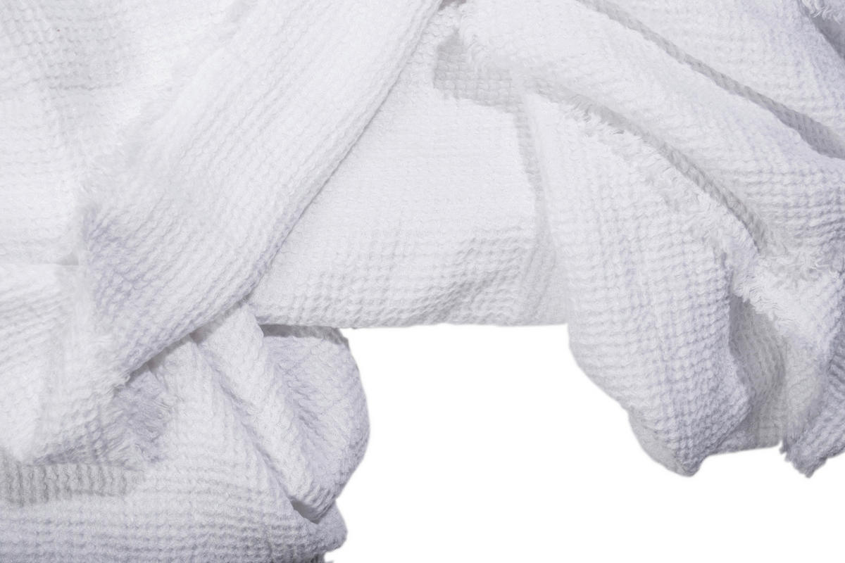 PLAID Honeybee 130/180 cm  - Weiß, KONVENTIONELL, Textil (130/180cm) - Zoeppritz