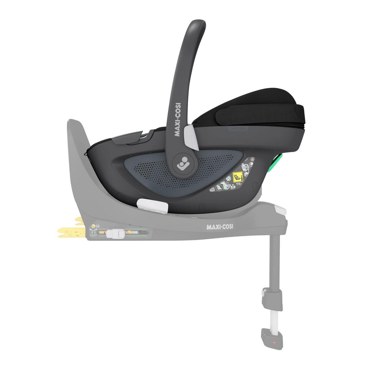 BABYSCHALE Pebble 360  - Basics, Kunststoff/Metall (36/47/73cm) - Maxi-Cosi