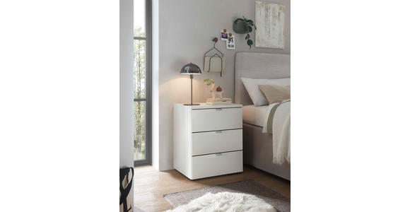 NACHTSCHRANK 50/59,2/43 cm  - Silberfarben/Schwarz, Basics, Holzwerkstoff/Kunststoff (50/59,2/43cm) - Dieter Knoll