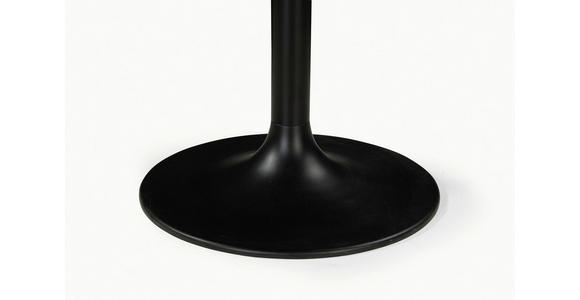 ESSTISCH in Metall, Keramik 115/115/76 cm  - Schwarz/Weiß, Design, Keramik/Metall (115/115/76cm) - Ambia Home
