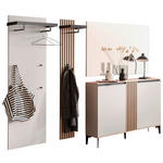 GARDEROBE 265/200/30 cm  - Eichefarben/Grau, Design, Holz/Holzwerkstoff (265/200/30cm) - Moderano