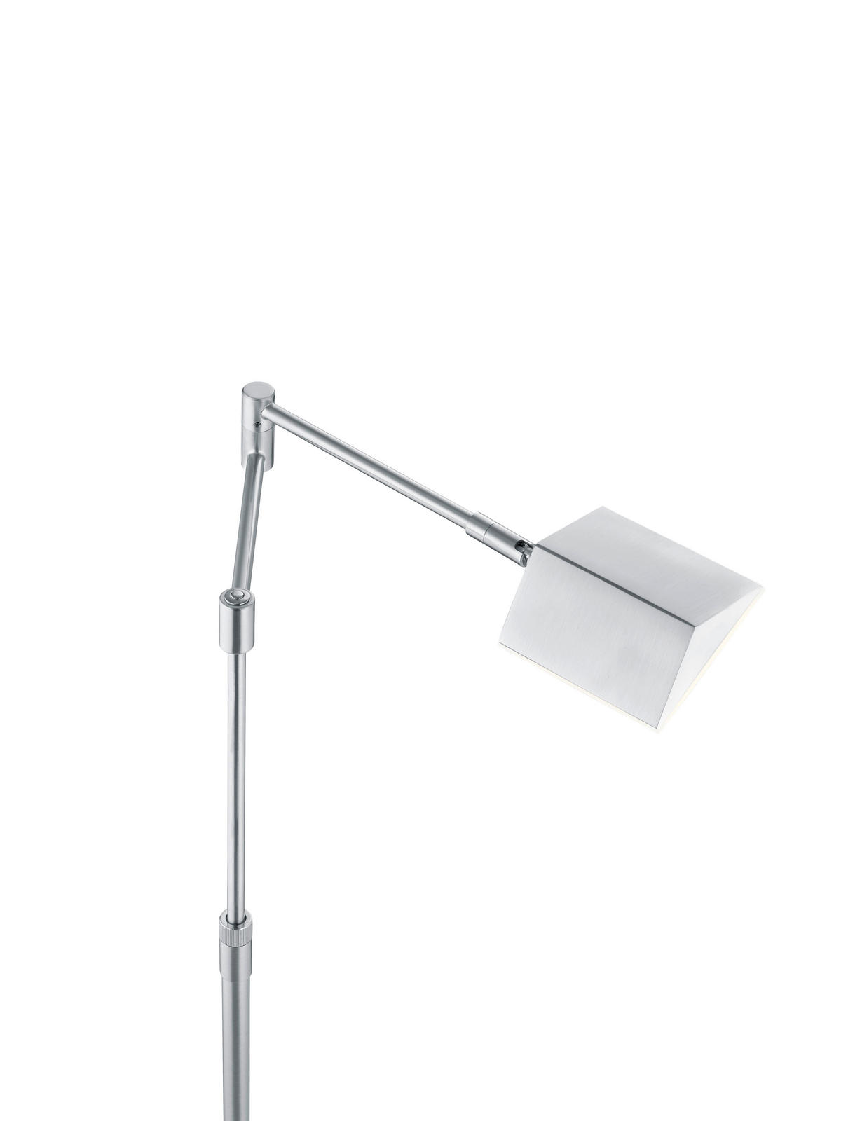 LED-TISCHLEUCHTE Johann 46/64 cm   - Nickelfarben, KONVENTIONELL, Metall (46/64cm) - elements by BANKAMP