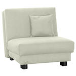 SCHLAFSESSEL Flachgewebe Hellgrau    - Hellgrau/Schwarz, Design, Textil/Metall (85/85/100cm) - Carryhome