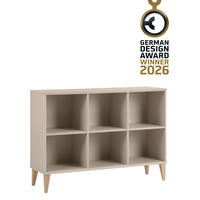 KOMODA  Jonte  - bež/boje bukve, Basics, drvni materijal/drvo (124/87/38cm) - Paidi