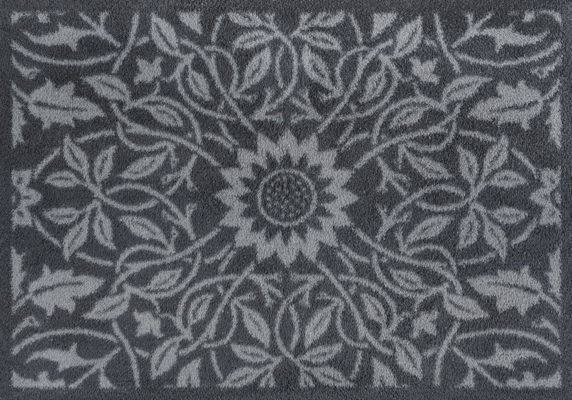 FUßMATTE 60/85 cm St James Ceiling  - Blau, Design, Kunststoff/Textil (60/85cm) - wash+dry