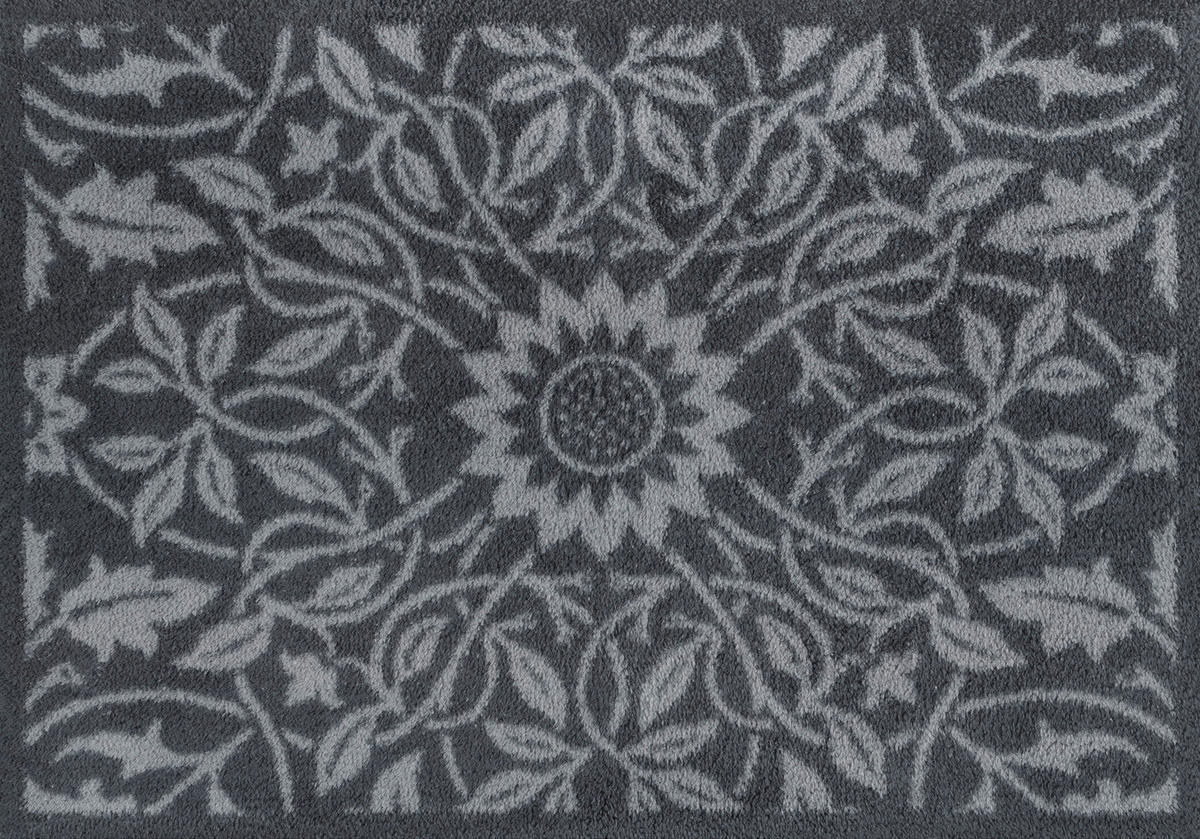 FUßMATTE 60/85 cm St James Ceiling  - Blau, Design, Kunststoff/Textil (60/85cm) - wash+dry