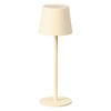 AKKU-TISCHLEUCHTE Roxi 9/27,5 cm   - Beige, KONVENTIONELL, Metall (9/27,5cm)
