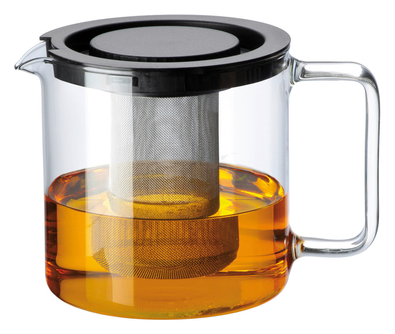 TEEKANNE 1,3 l  - Klar, KONVENTIONELL, Glas/Kunststoff (1,3l) - Novel