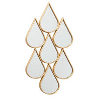 WANDDEKO Metall  - Transparent/Goldfarben, Basics, Metall (46/98/4,5cm) - Boltze Home