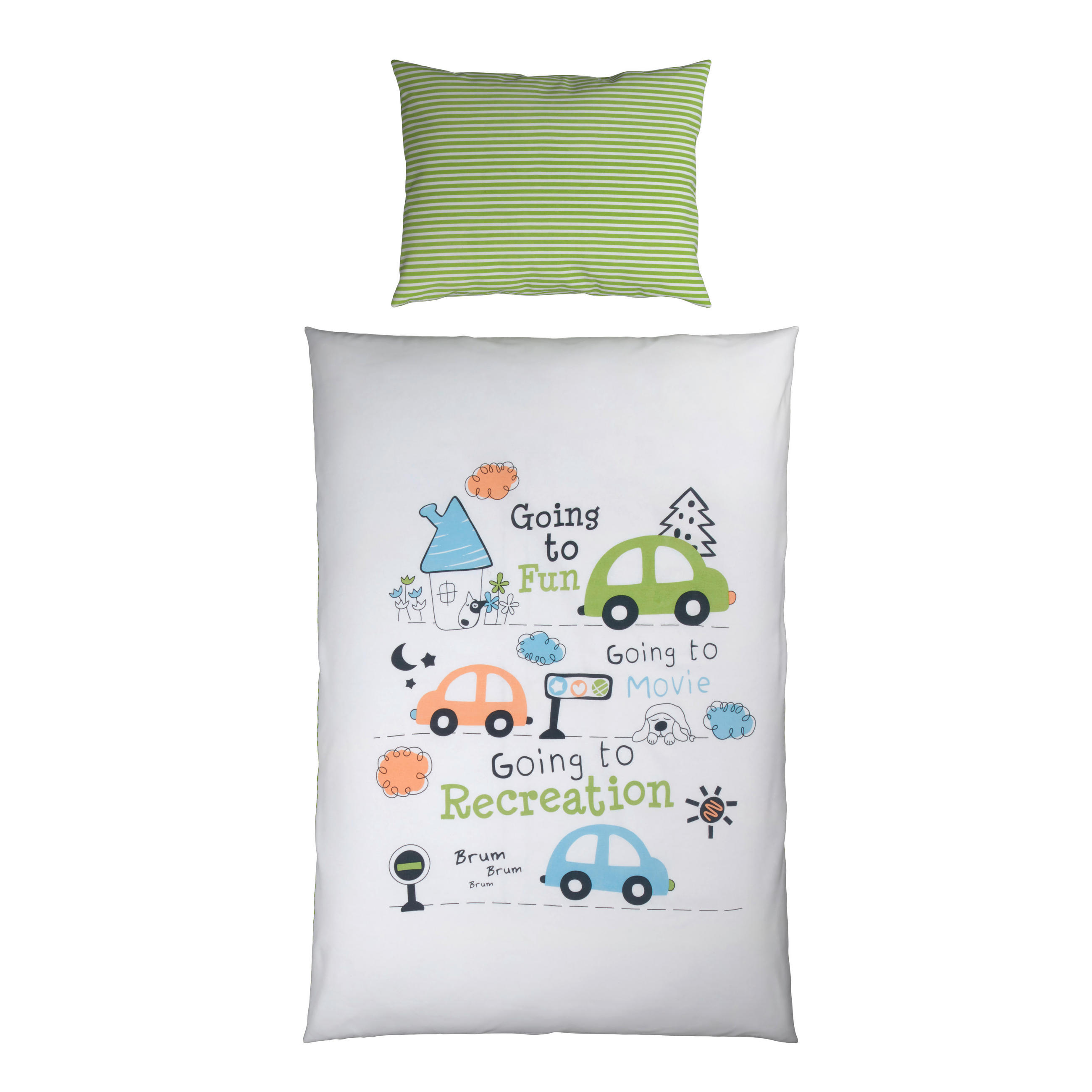 POVLEČENÍ PRO MIMINKO 100/135 cm  - zelená, Basics, textil (100/135cm) - Patinio