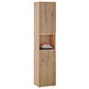 HOCHSCHRANK 40/181/31 cm  - Schwarz/Eiche Artisan, MODERN, Holzwerkstoff/Kunststoff (40/181/31cm) - MID.YOU