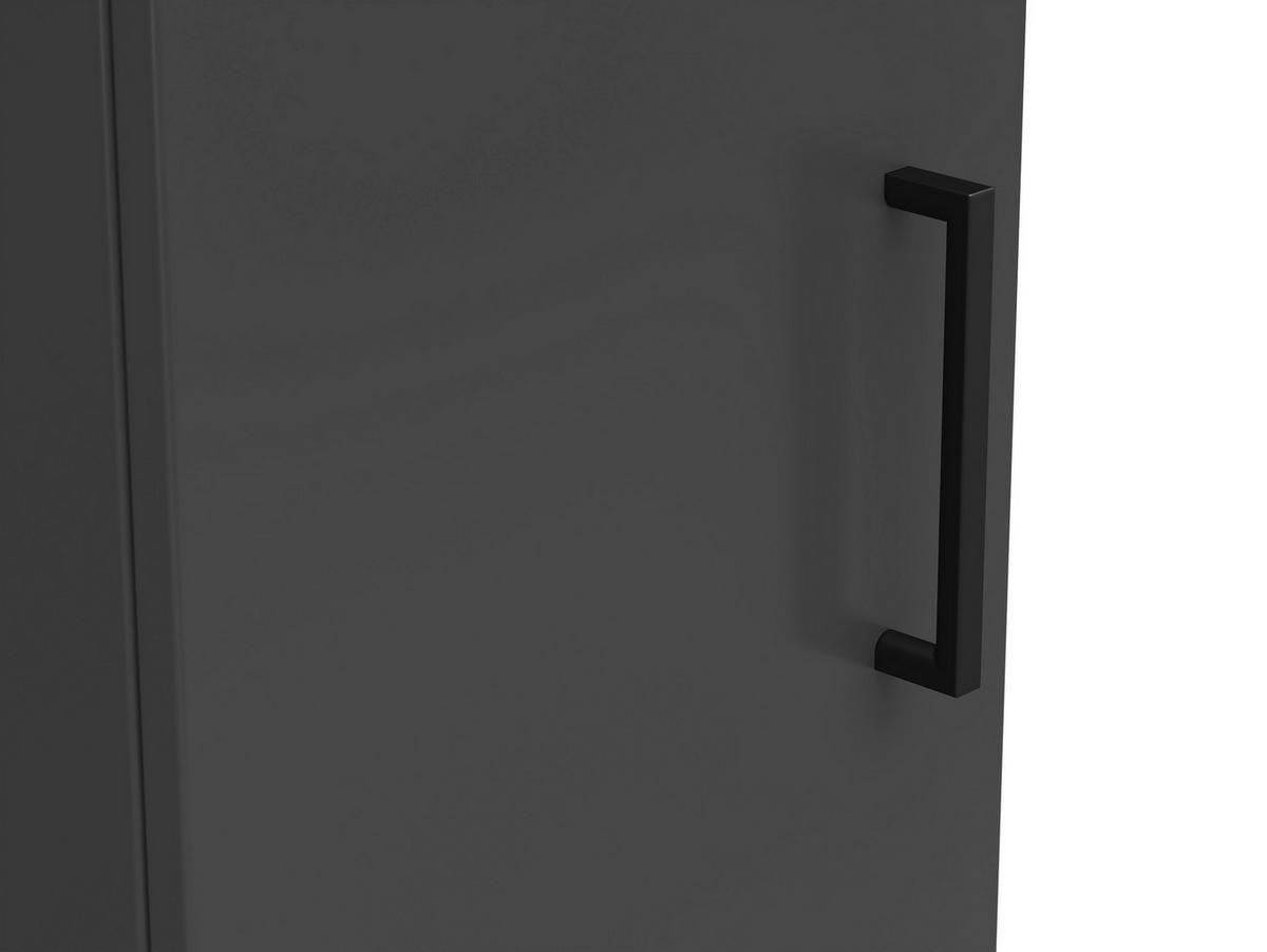 VIŠENAMENSKI ORMAR grafitno siva  30/83/40 cm  - crna/grafitno siva, Moderno, pločasti materijal/plastika (30/83/40cm) - Carryhome