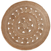 JUTOVÝ KOBEREC, 120 cm přírodní barvy - přírodní barvy, Natur, textil (120cm) - Linea Natura
