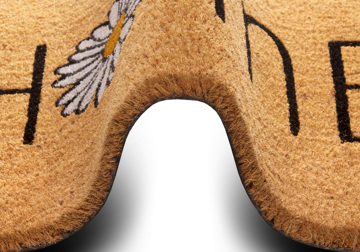 KOKOSMATTE  45/75 cm  Multicolor, Hellbraun  - Hellbraun/Multicolor, Basics, Naturmaterialien/Kunststoff (45/75cm) - Hanse Home