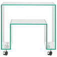 BEISTELLTISCH in Glas 40/56/52 cm  - Design, Glas (40/56/52cm) - Xora