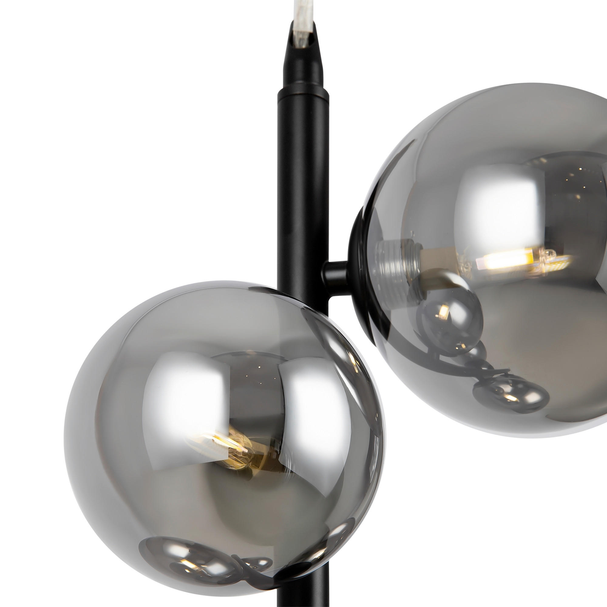 PENDELLEUCHTE 29/170 cm - Schwarz/Grau, Trend, Glas/Metall (29/170cm) - MAYTONI