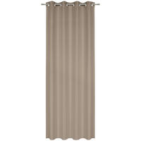 VERDUNKELUNGSVORHANG - Taupe, Basics, Textil (140/245cm) - Esposa