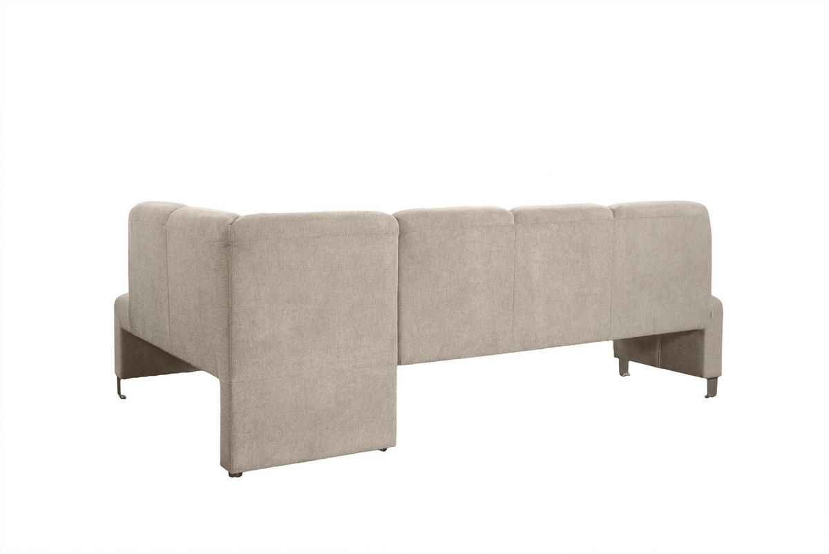 KLUPA KUTNA  taupe  drvo, tekstil, drvni materijal      - srebrne boje/taupe, Moderno, drvni materijal/drvo (243/158cm) - Livetastic
