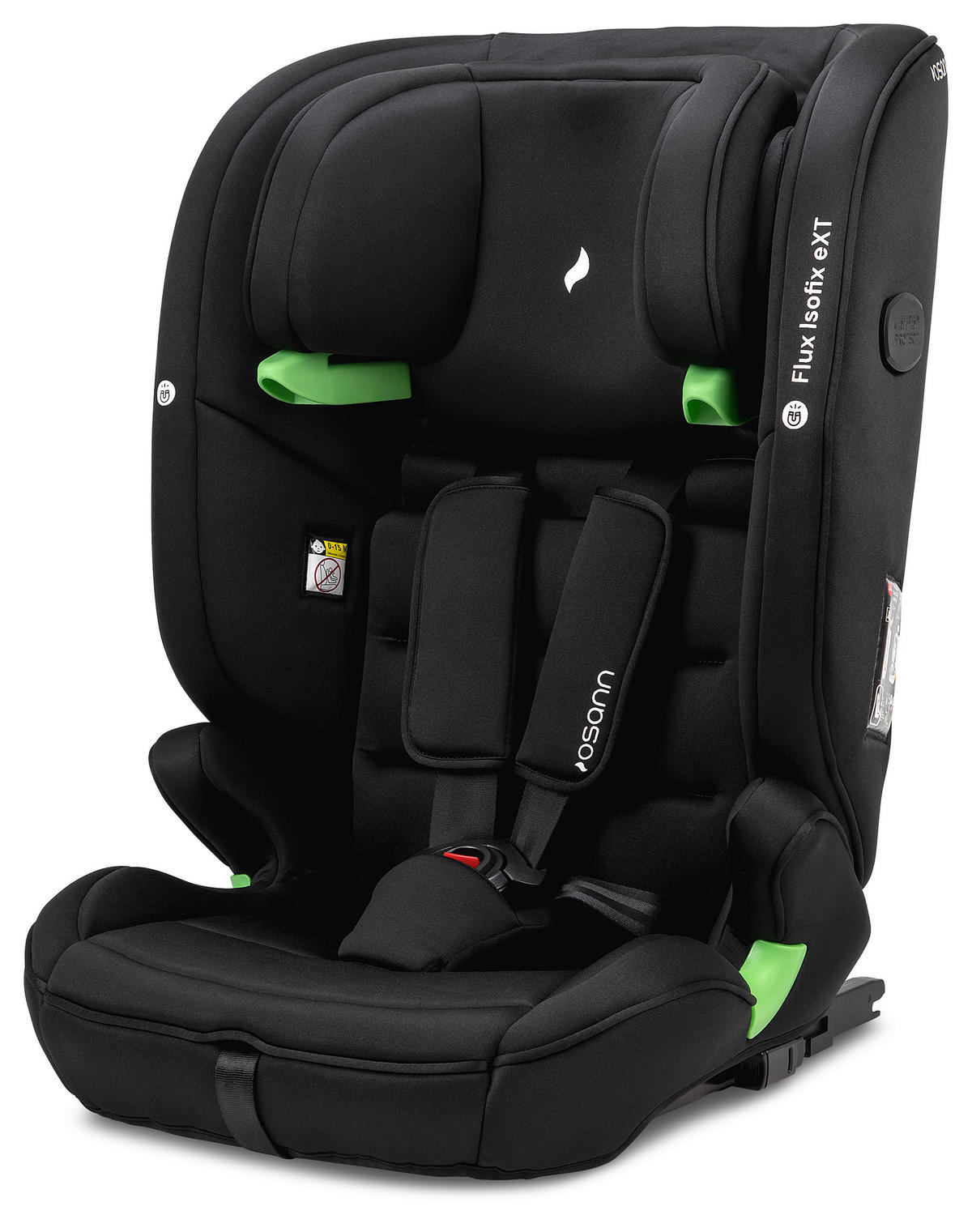 KINDERAUTOSITZ Flux Isofix eXT  - Schwarz, Basics, Textil (47/44/61,5cm) - Osann