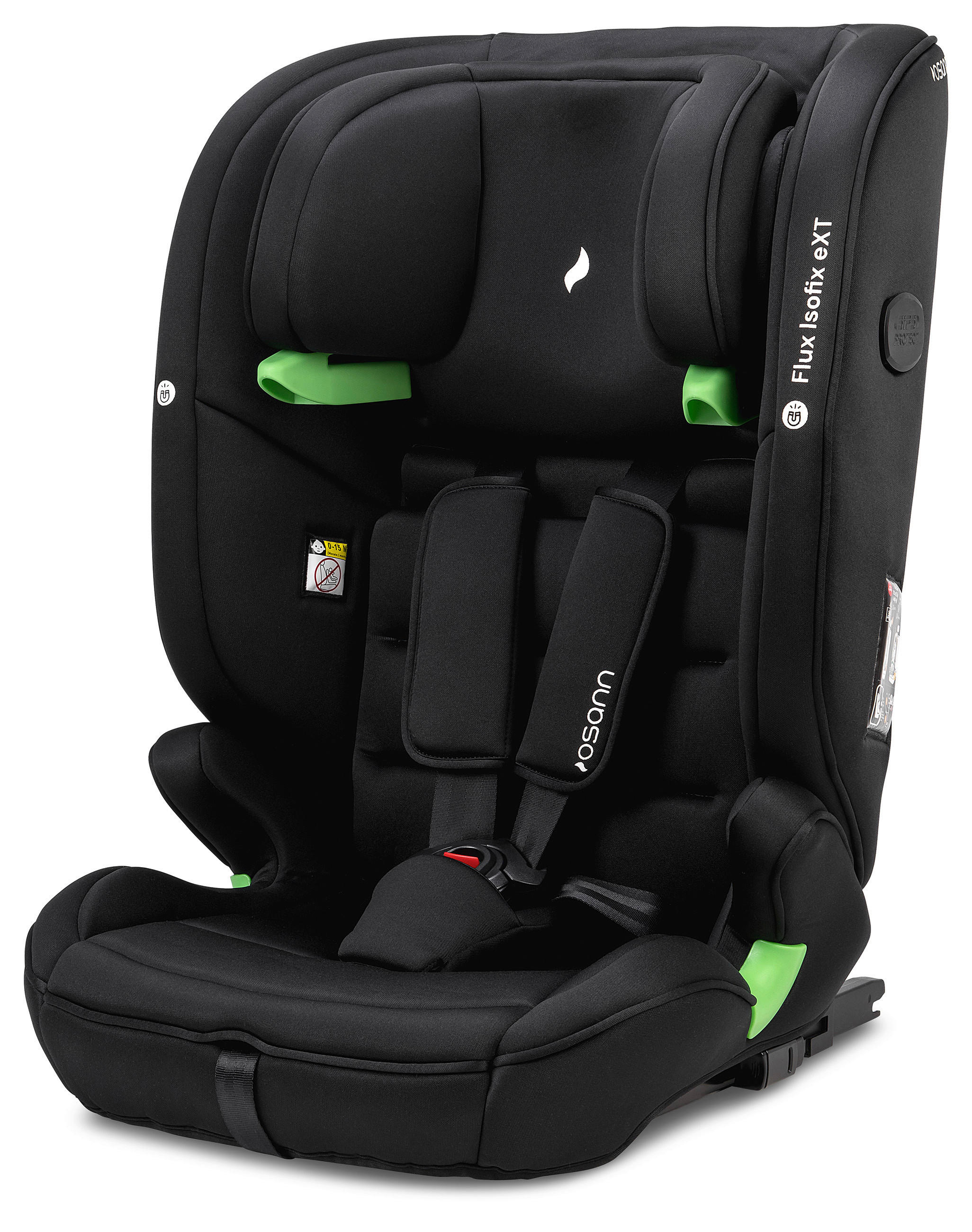 Osann Kinderautositz Flux Isofix eXT Schwarz 44x61.5x47 cm