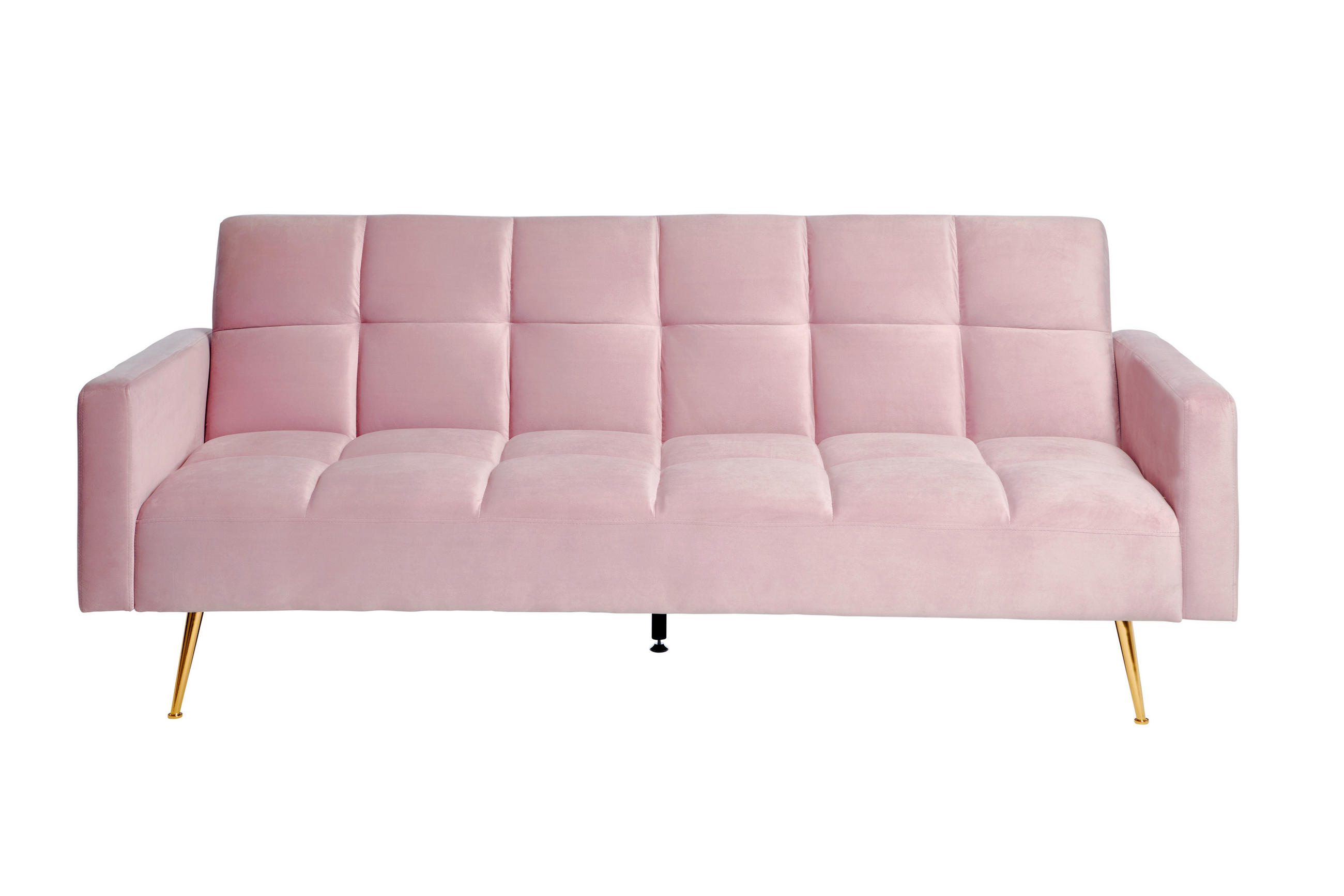 SCHLAFSOFA Rosa  - Goldfarben/Rosa, MODERN, Holz/Textil (213/84/84cm) - Livetastic