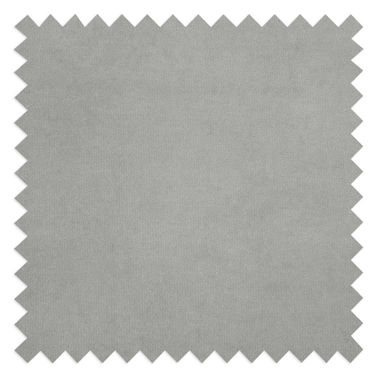 SESSEL in Samt Grau  - Schwarz/Grau, Design, Holz/Textil (74/86/100cm) - P & B