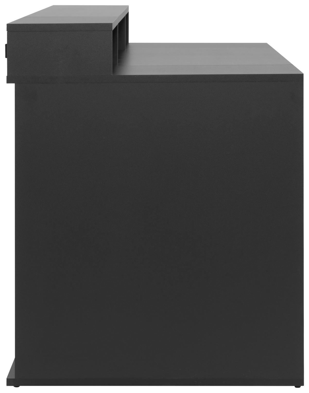 COMPUTERTISCH - Anthrazit, Basics, Holzwerkstoff (140/70,5/85,5cm) - MID.YOU