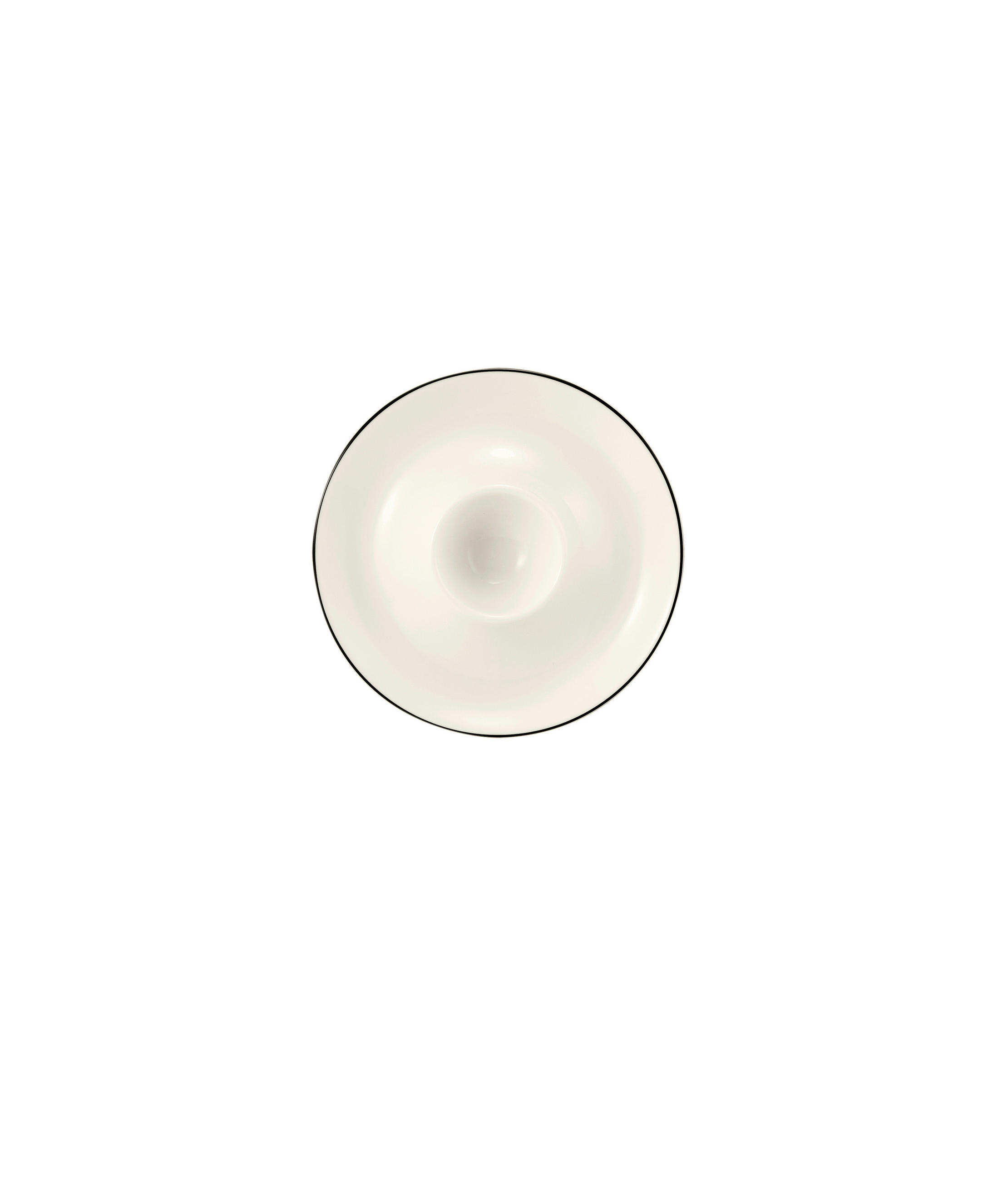 EIERBECHER Keramik  - Weiss/Schwarz, Basics, Keramik (12,5/2,5cm) - Seltmann Weiden