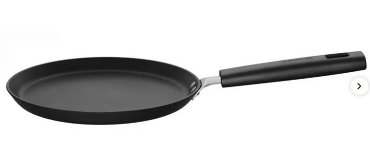 PONEV ZA PALAČINKE Hard Face 22 cm - črna, Basics, kovina (22cm) - Fiskars