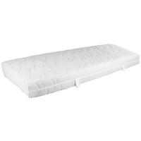 GELSCHAUMMATRATZE FREE OCEAN GEL 90/200 cm Höhe ca. 22 cm  - Weiss, Basics, Textil (90/200cm) - Breckle