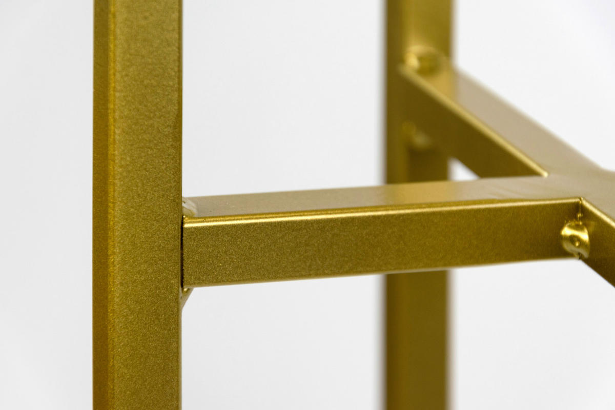 BLUMENSTÄNDER Metall  - Goldfarben, Basics, Metall (22/60/22cm)