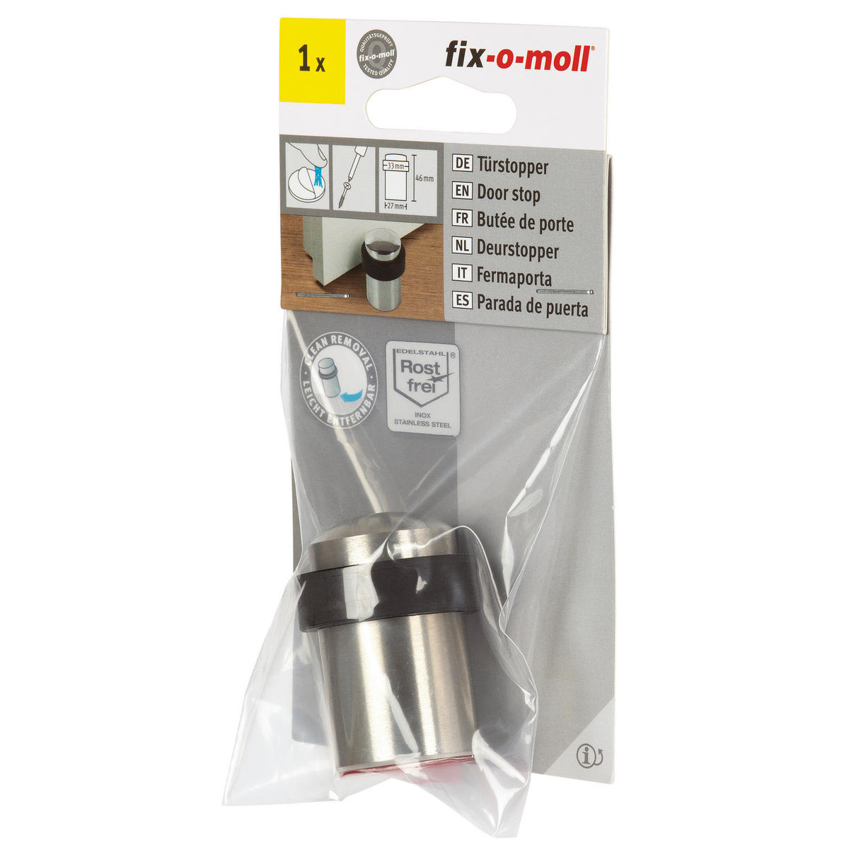 TÜRSTOPPER  - Basics, Kunststoff/Metall (3,6/4,6cm) - Homeware