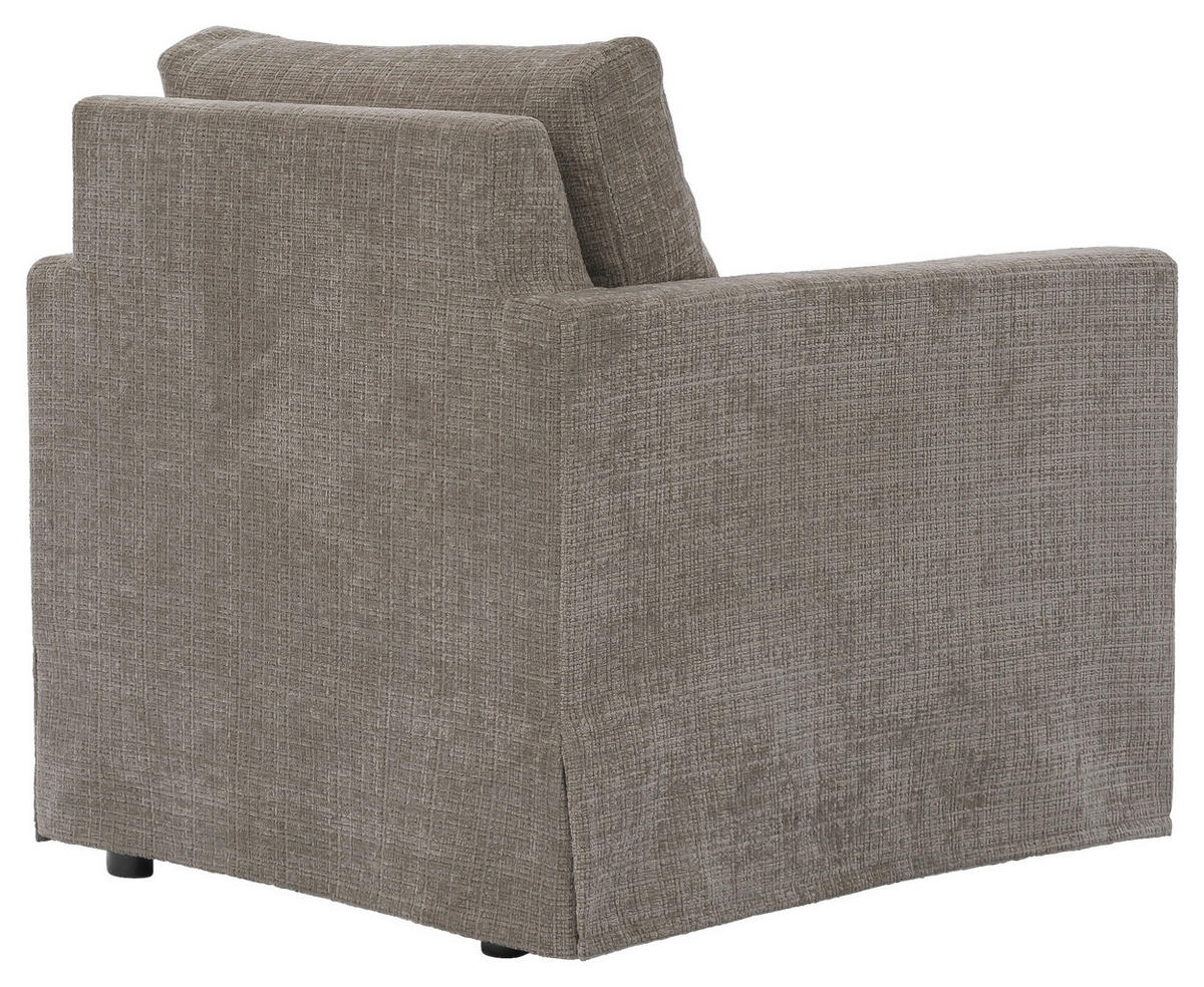 SESSELBEZUG - Braun, Design, Textil (84/89/95cm) - P & B