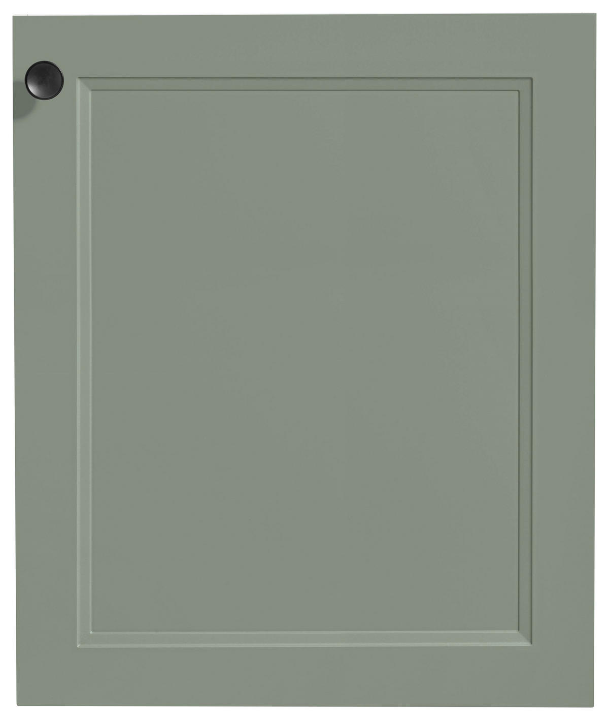 KÜCHENSCHRANKFRONT 60/72/2,2 cm  in Grün  - Edelstahlfarben/Grün, MODERN, Holzwerkstoff/Metall (60/72/2,2cm) - Nobilia