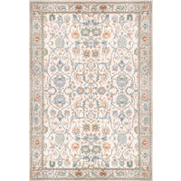 VINTAGE-TEPPICH Living Zaveran 130/190 cm  in Terracotta, Perlmutt, Graublau  - Graublau/Perlmutt, LIFESTYLE, Kunststoff/Textil (130/190cm) - Lindorug
