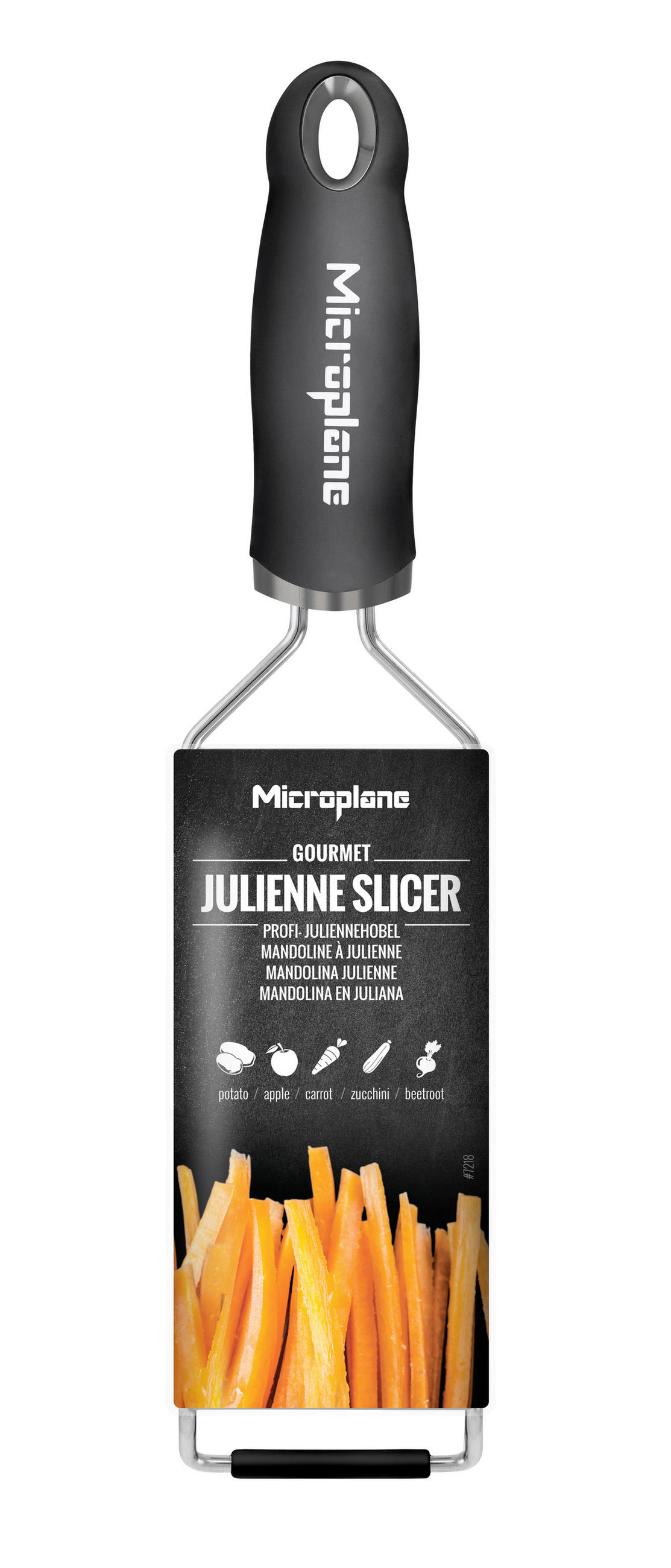 REIBE GOURMET  - Schwarz, Basics, Kunststoff/Metall (31,2/7,5/3cm) - MICROPLANE