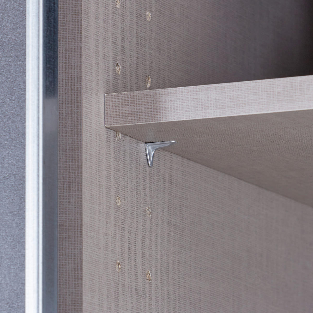 SCHWEBETÜRENSCHRANK 203/229/62 cm 3-türig Grau  - Alufarben/Grau, MODERN, Holzwerkstoff/Metall (203/229/62cm) - Luca Bessoni